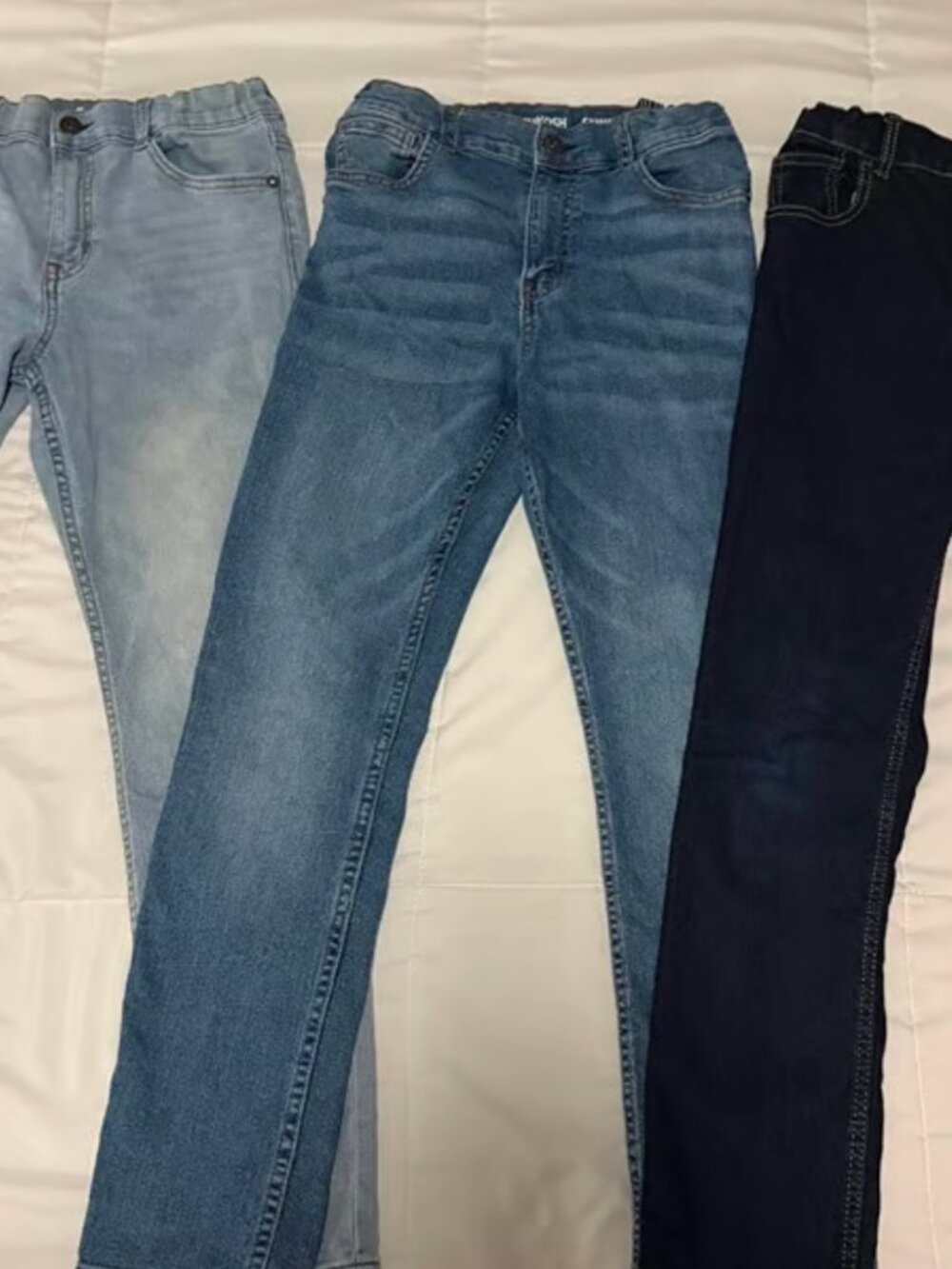 OshKosh B'Gosh Kids Blue Denim Skinny Jeans Size 12R 3Pk
